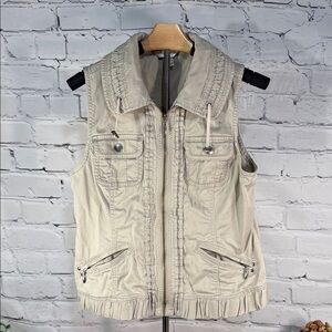 Christopher & Banks Light Beige Vest